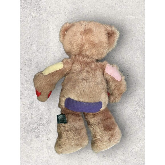 Vintage Russ Berrie The Bear of Patches Plush Teddy Bear Stuffed Animal 15" Toy - Picture 2 of 6